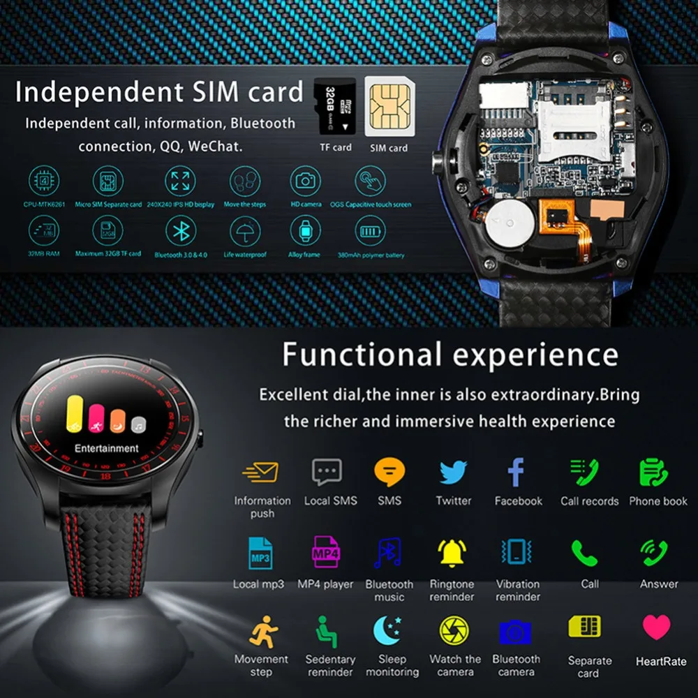 V10 Смарт часы для мужчин браслет с камерой Bluetooth Smartwatch Шагомер монитор сердечного ритма Sim карты наручные часы для телефона Android