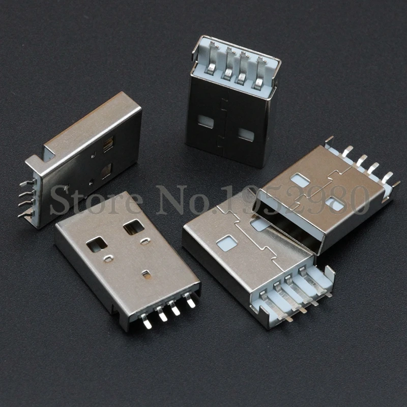 10 шт. разъем USB 2 0 типа А 180 градусов 4 контакта | Обустройство дома