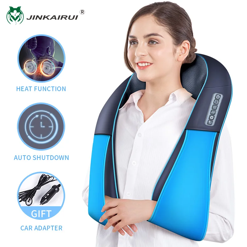 JinKaiRui U Shape Shiatsu Электрический массажер симулятор для пресса Массажная подушка