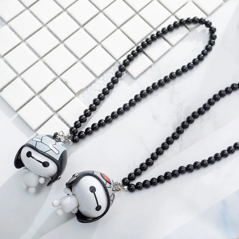 Автомобильный кулон милый робот шлем Baymax кукла большого героя висячие украшения