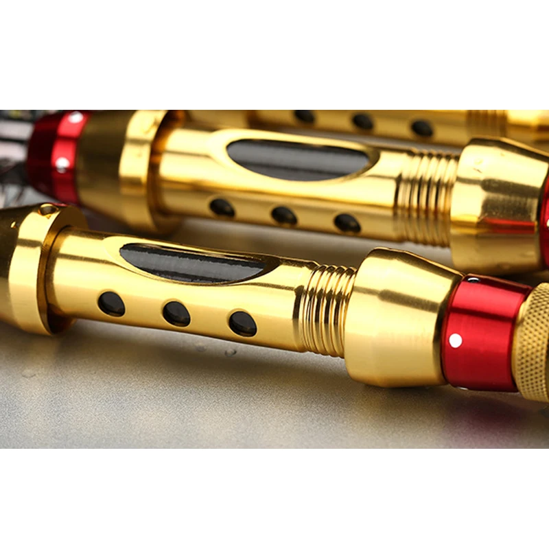 1 8-3 6 м Портативный золото волокна супер жесткий углеродного спиннинговая Удочка