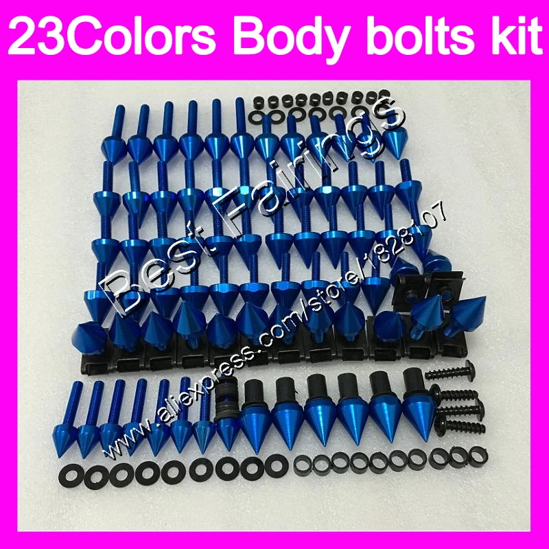 

Fairing bolts full screw kit For KAWASAKI Bodys ZX9R 98 99 ZX-9R ZX 9 R 98-99 ZX 9R ZX9R 1998 1999 99 Complete Body screws Nuts