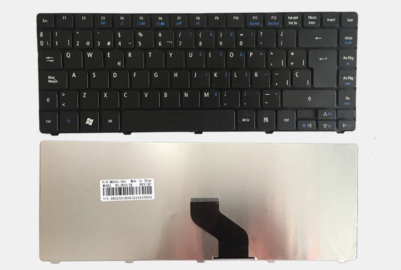 Испанская клавиатура для ноутбука acer Aspire 4740 4740G 4741 4741G 4741Z 4741ZG 4745 4745G 4745Z 5935 5935G 5940 5940G 5942 5942G SP