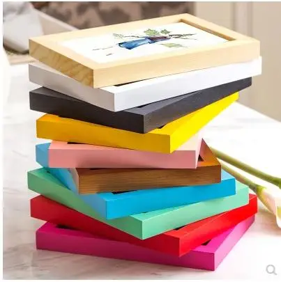 Прочная деревянная фоторамка настенная подвесная креативная 7 дюймов украшения