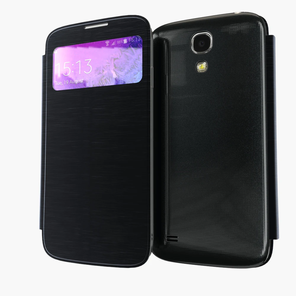 Умный вид из окна оригинал авто сна чехол откидная крышка для samsung Galaxy S4 мини I9190