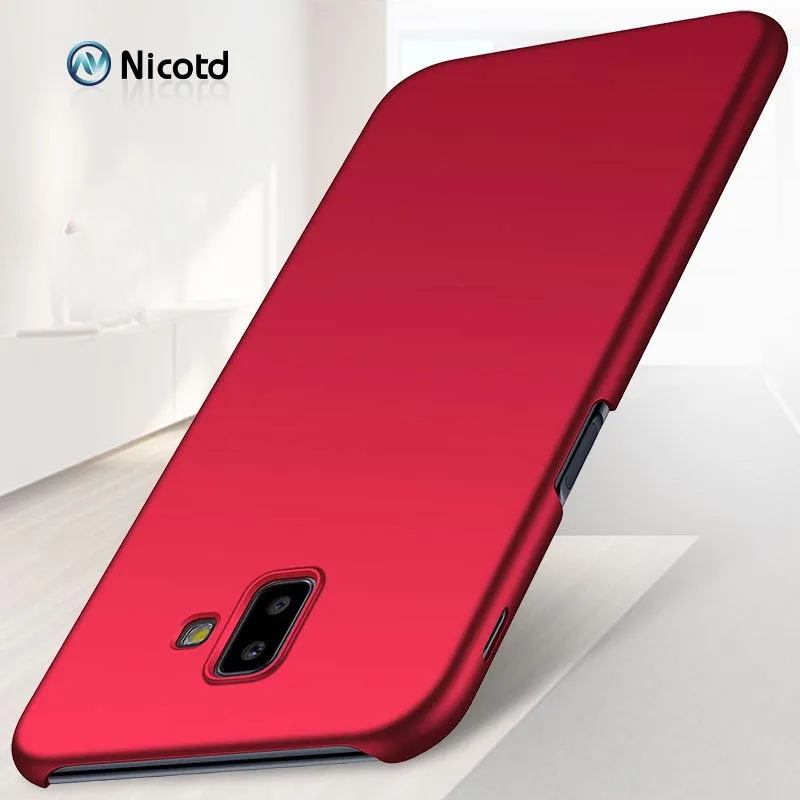 Крышка чехол для samsung Galaxy J6 J8 J4 J7 роскошный жесткий матовый чехол для телефона чехол для samsung j3 J5 J7 j2Core