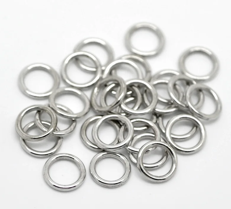 CCB пластиковые кольца с закрытым прыжком и сплит для ювелирных изделий Сделай Сам