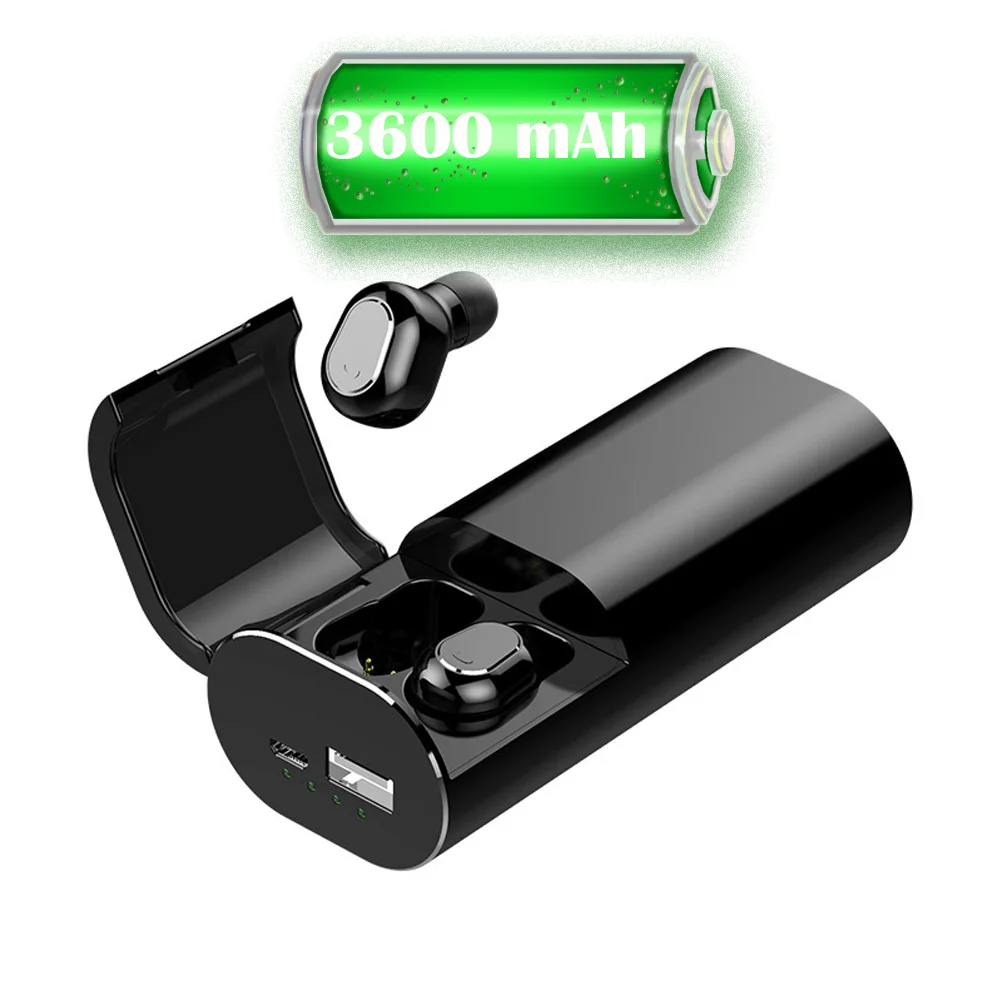 Стерео беспроводные Bluetooth гарнитура 5 0 3600 мАч аккумулятор bluetooth гарнитуры