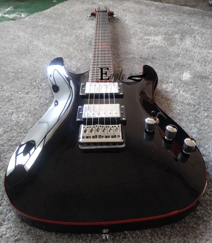 Орел. Бабочка Гитары бас Custom Shop C-1 SheDecil чёрная баньши металл электрогитара