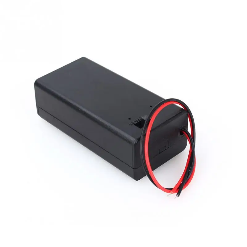 

9V Volt PP3 Battery Box DC Case Wire Lead ON/OFF Switch Cover standard Durable