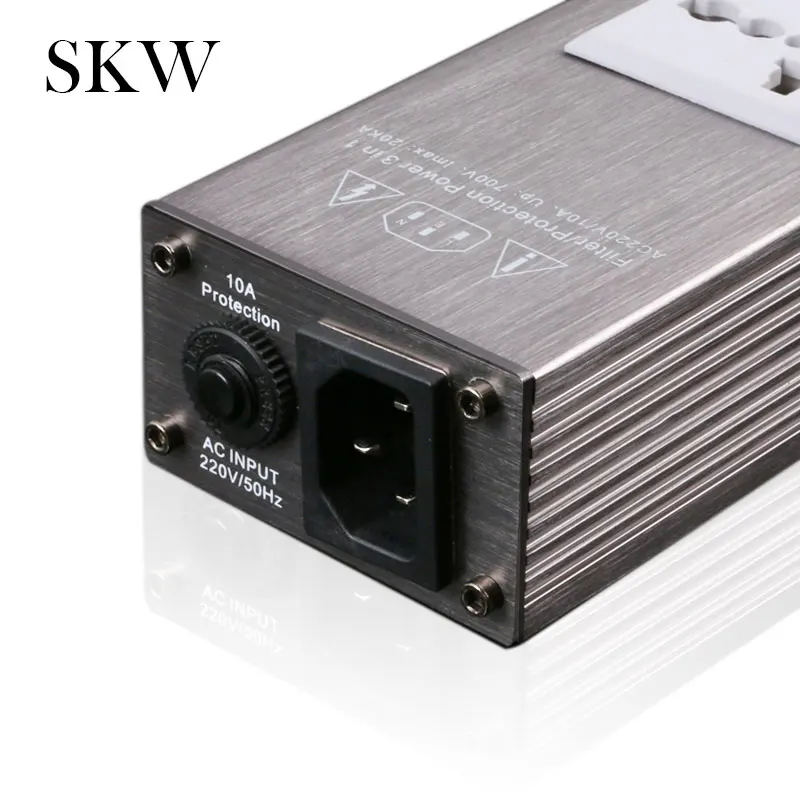 SKW 4 позиционный HIFI удлинитель Электронная розетка 220 В/50 Гц с независимой