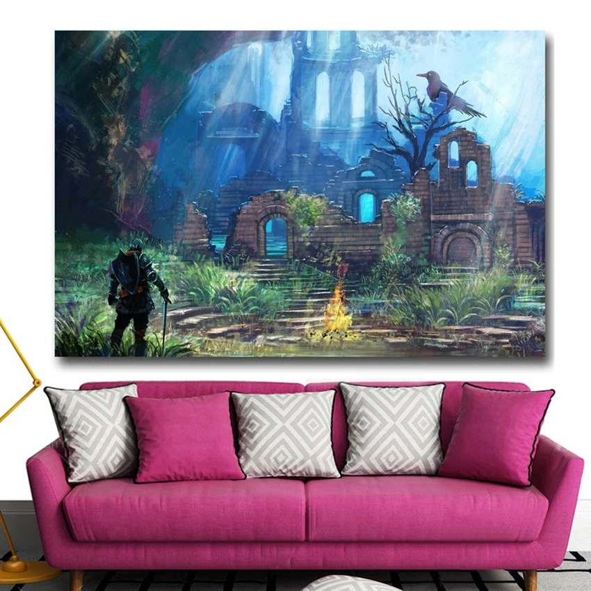 JIE сделать Книги по искусству Home Decor Гостиная стены 1 Piece/Pcs Dark Souls штук современных