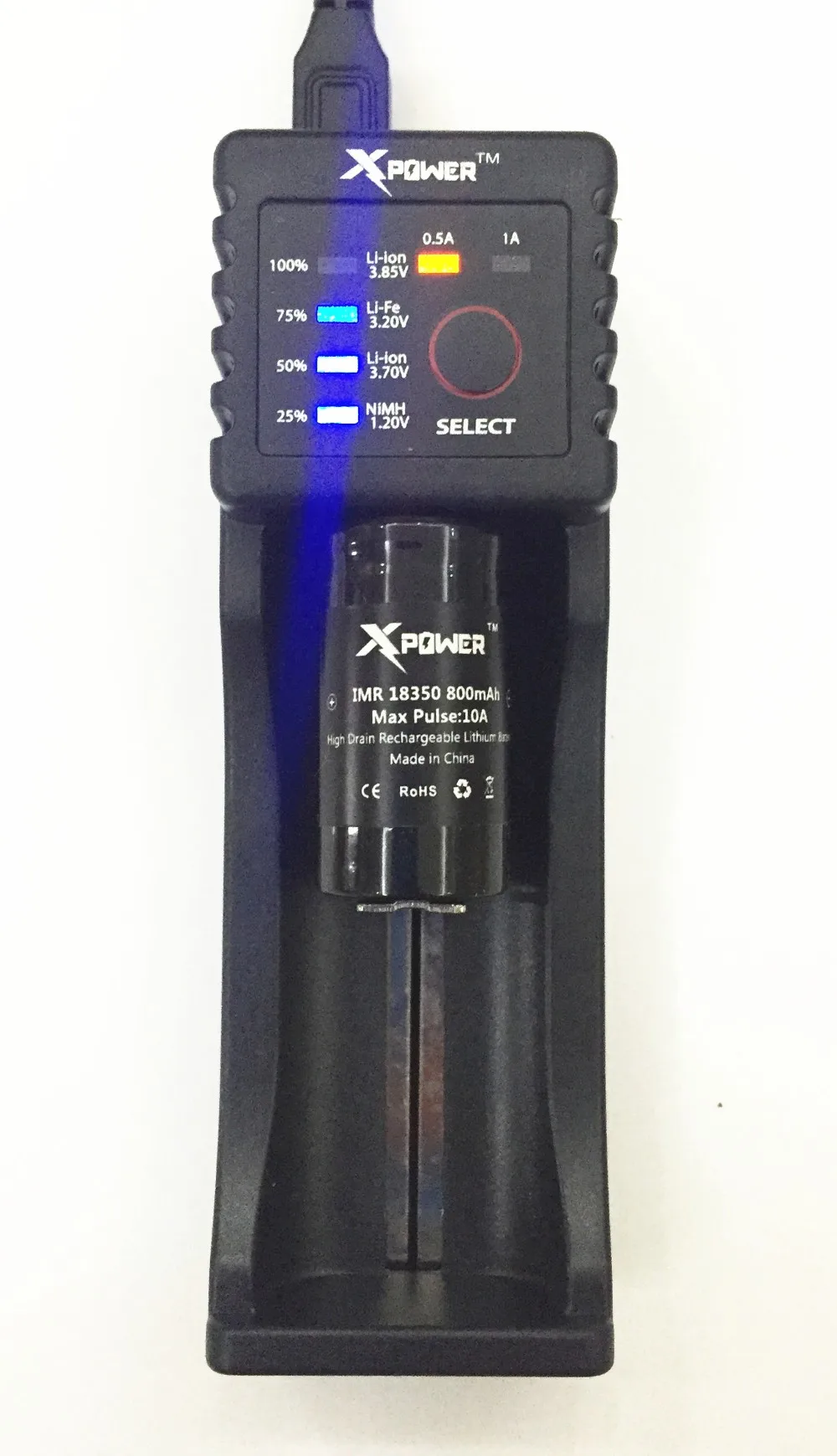 Xpower C1 умное Универсальное зарядное устройство li-on Ni-MH Li-fe батарея, power bank funtion vs xtar nitecore opus liitokala lii-100