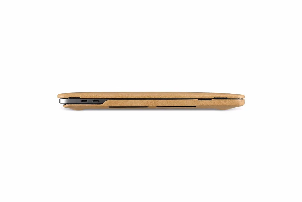 Тонкий Премиум-класса из искусственной кожи ноутбук чехол для Macbook Pro 13 A1706 A1708 A1989 Pro 15 A1707 A1990 защитная оболочка