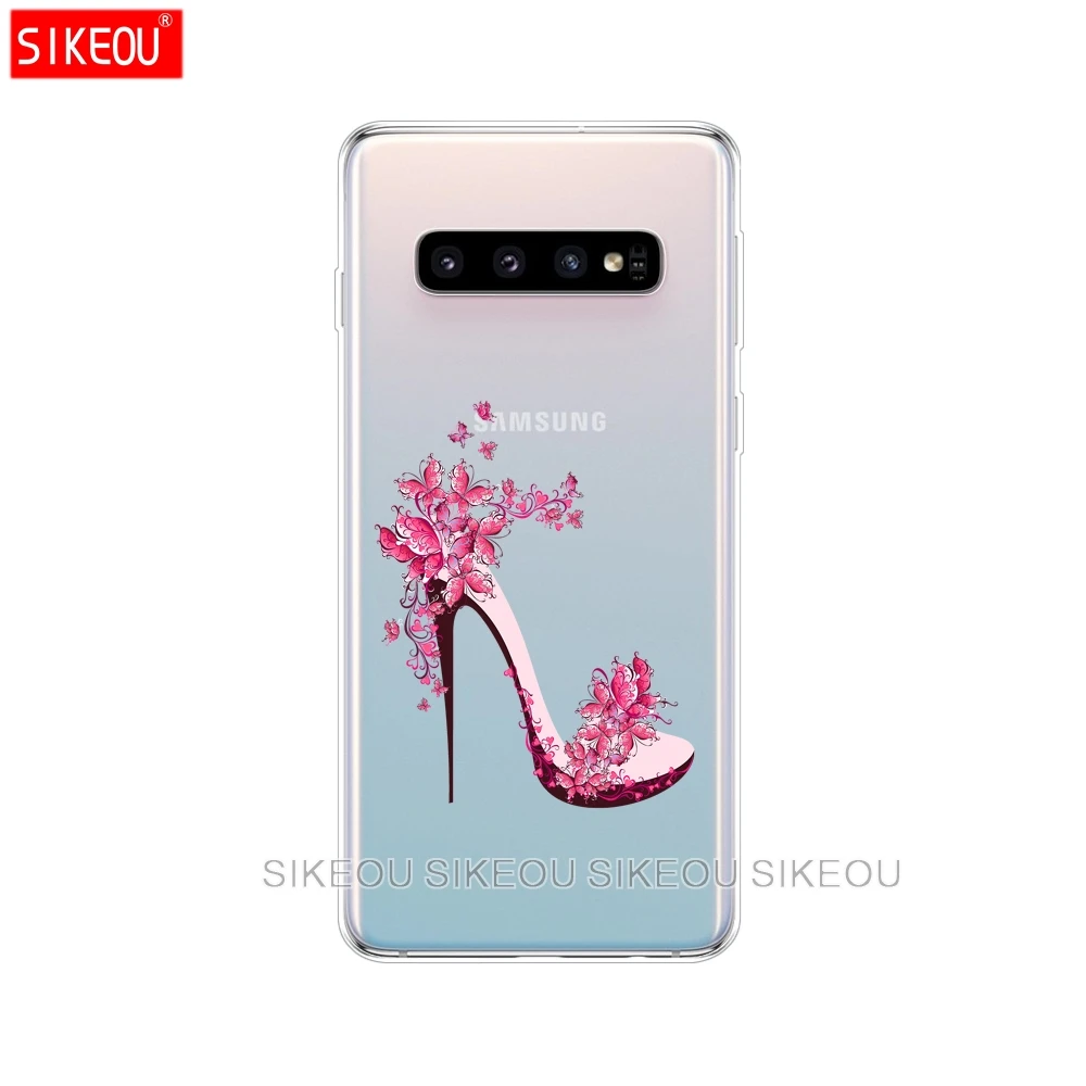 61039 Для samsung Galaxy S10 чехол S10Plus Силиконовый ТПУ чехол для телефона S10 E чехол для samsung S10 Plus G975F S 10 SM-G973F прозрачный - Цвет: 61039