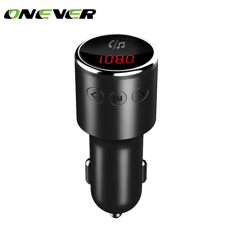 Беспроводной автомобильный комплект Onever Bluetooth V4.2 fm передатчик mp3 плеер Sup порт U disk