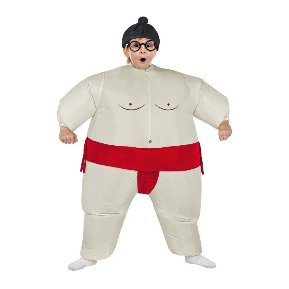 Надувной костюм для косплея Sumo комбинезон унисекс подходит взрослых детей