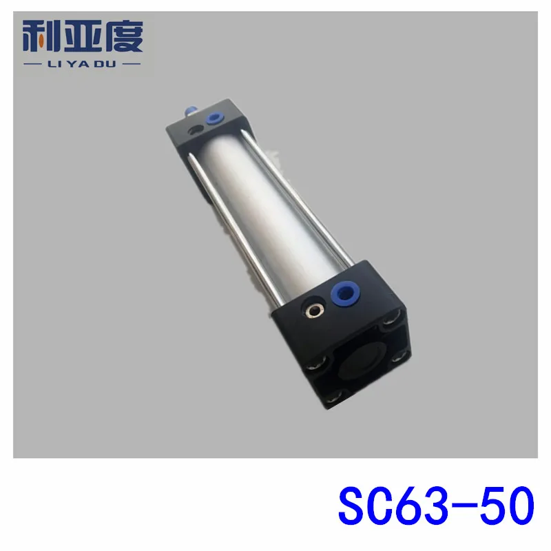 

SC63*50 Rod aluminum alloy standard cylinder SC63X50 pneumatic components 63mm Bore 50mm Stroke