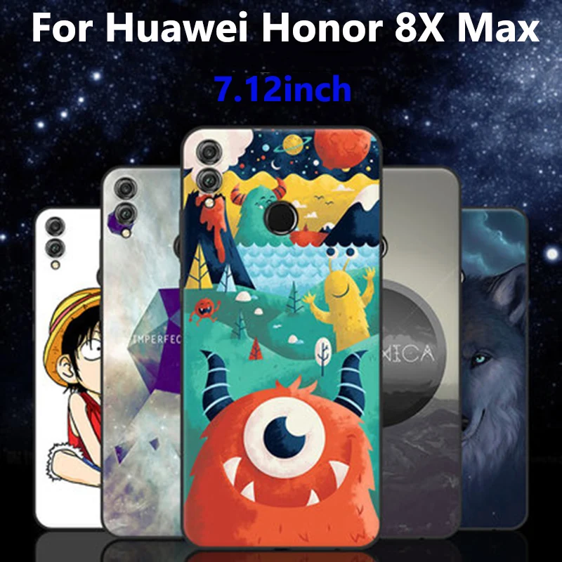 

Чехол для Huawei Honor 8X Max, милый мультяшный мягкий чехол для телефона Honor 8X Max, защитный чехол для Huawei Honor 8XMax, чехлы