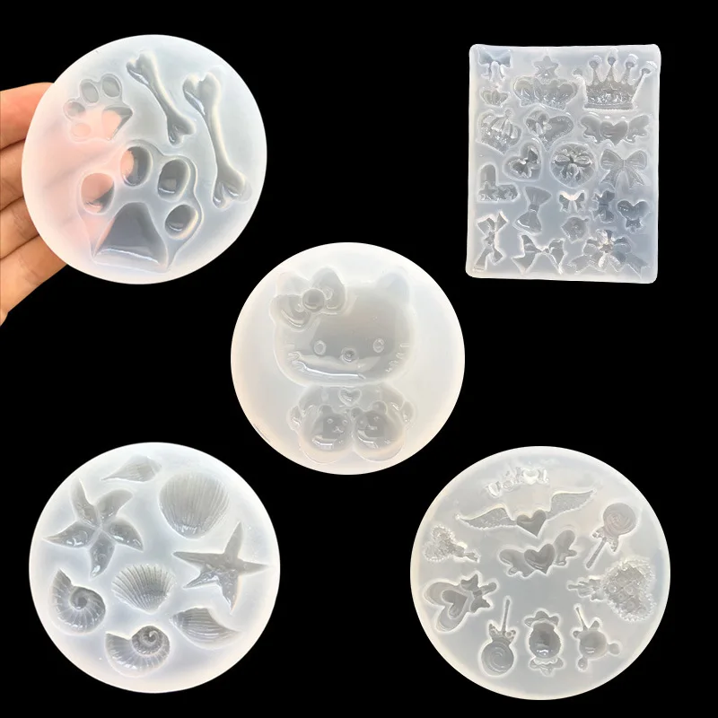 Силиконовая форма для подвесок гелевая без полировки корпус корона крылья