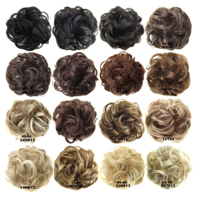 Новые женские черные коричневые светлые шнурки конский хвост синтетические