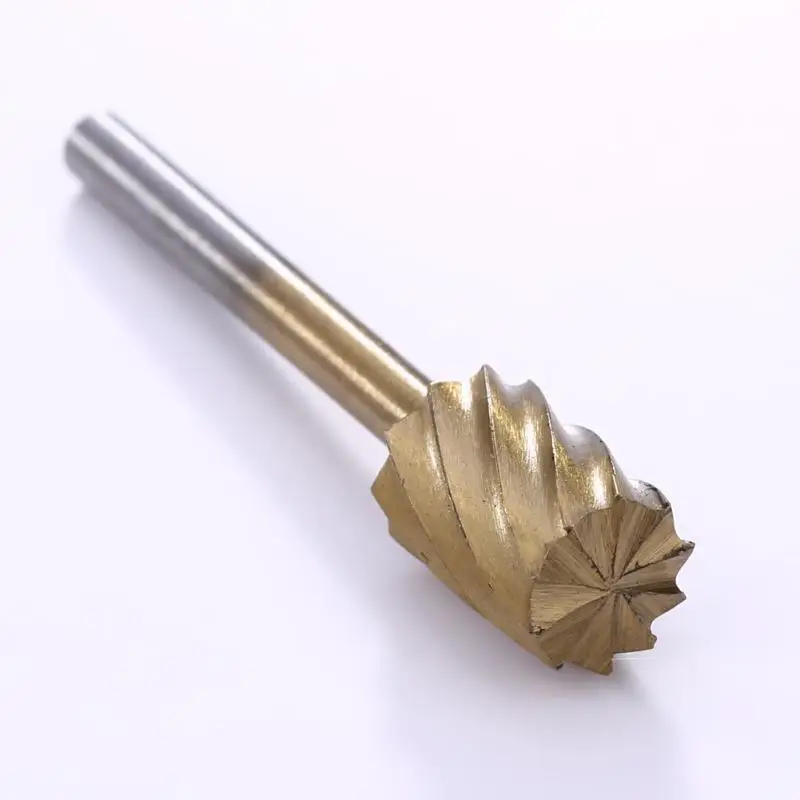 10 шт./компл. резак HSS Титан Dremel маршрутизации роторный инструмент фреза шлифовальные биты Burr Для Dremel резьба по дереву для вращающихся инструментов