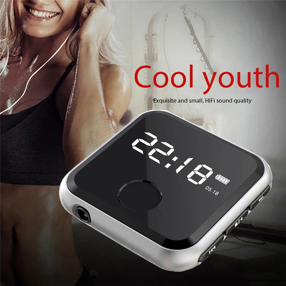 HBNKH H R300 1 &quotэкран мини металлический MP3 плеер 4 Гб/8 ГБ/32 ГБ музыкальные плееры