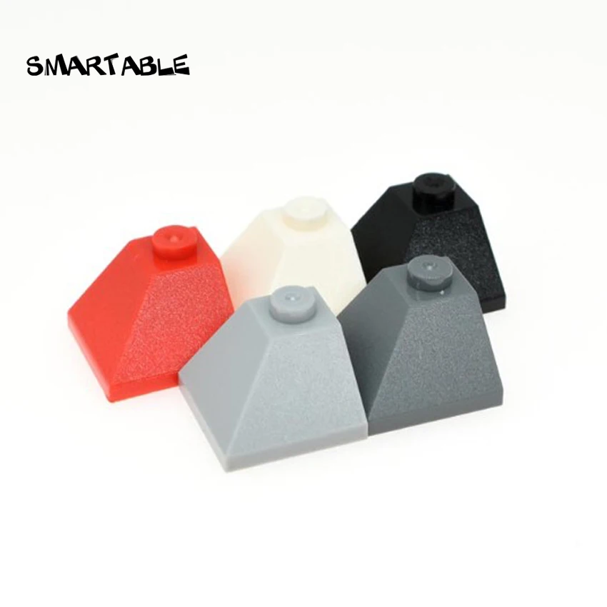 Smartable наклоном 45 2x2 двойные выпуклые строительные блоки части игрушки для детей