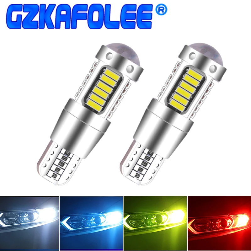 

gzkafolee Car Lights Turn Signal T10 led W5W led bulb 194 Clearance Lights Reading Lights