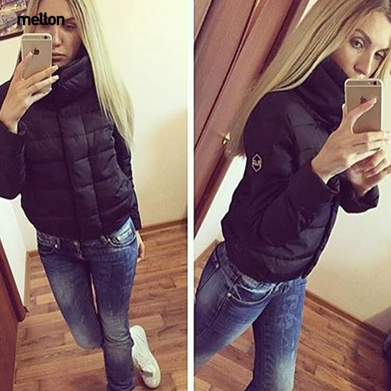 Женщины Пальто Мода Осень Зима Женский Пуховик Женщин 2016 НОВЫЙ Ветровки Вскользь
