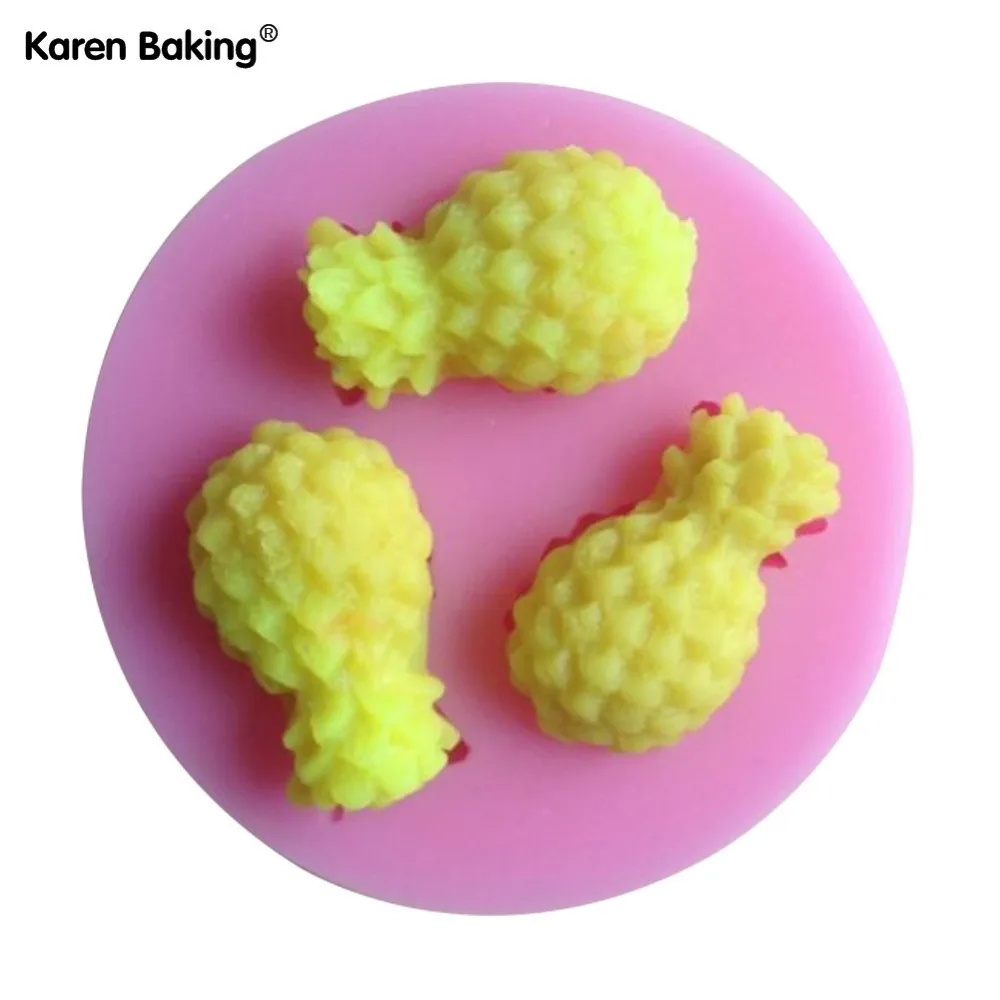 Ананас силиконовые формы мыло формочки для свечей из помадки инструменты