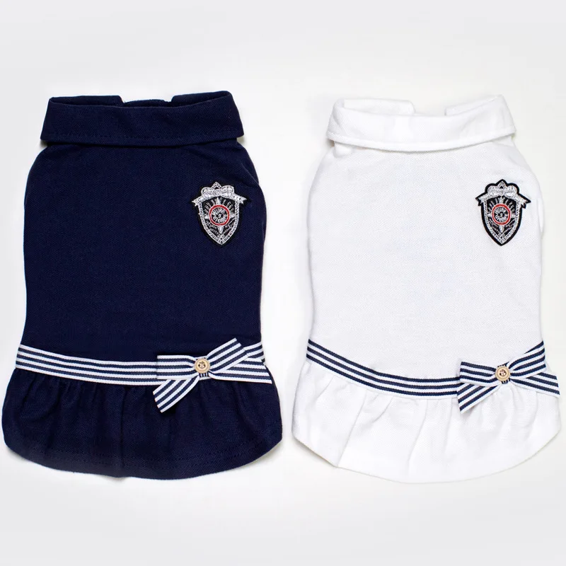Одежда для собак маленьких модное платье чихуахуа йоркширского морского стиля