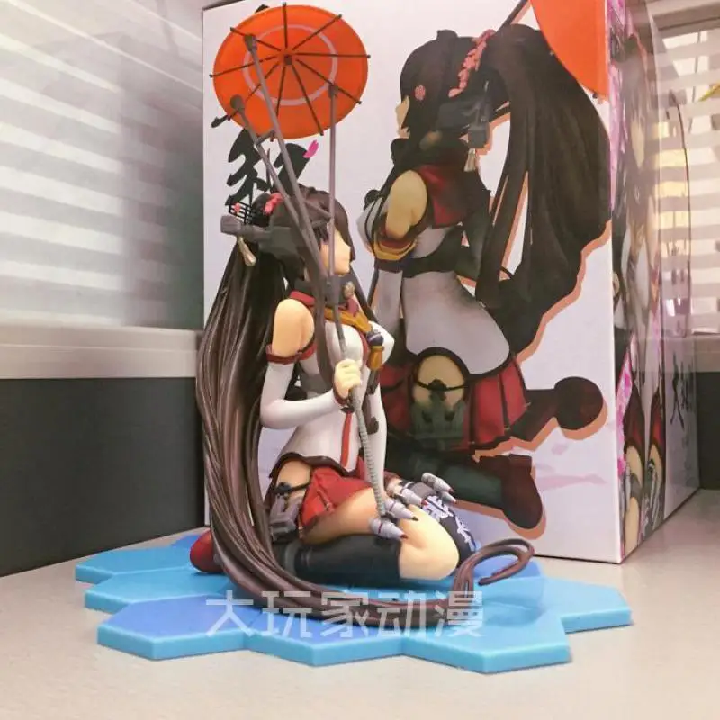 С зонтом Yamato Kantai Коллекция солдат ПВХ экшн фигурки модели игрушки Японские Аниме