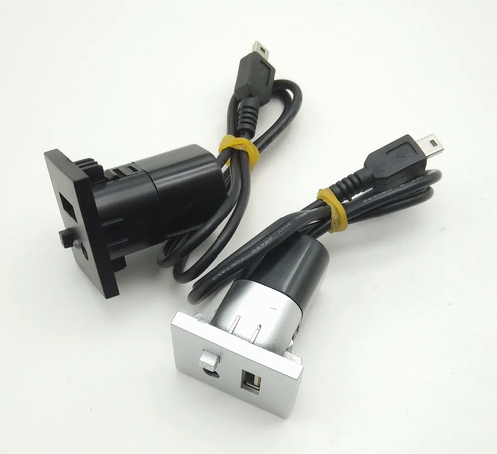 Автомобильные аксессуары SKTOO кнопка Aux Usb интерфейса с мини USB-кабелем для Ford Focus Cd