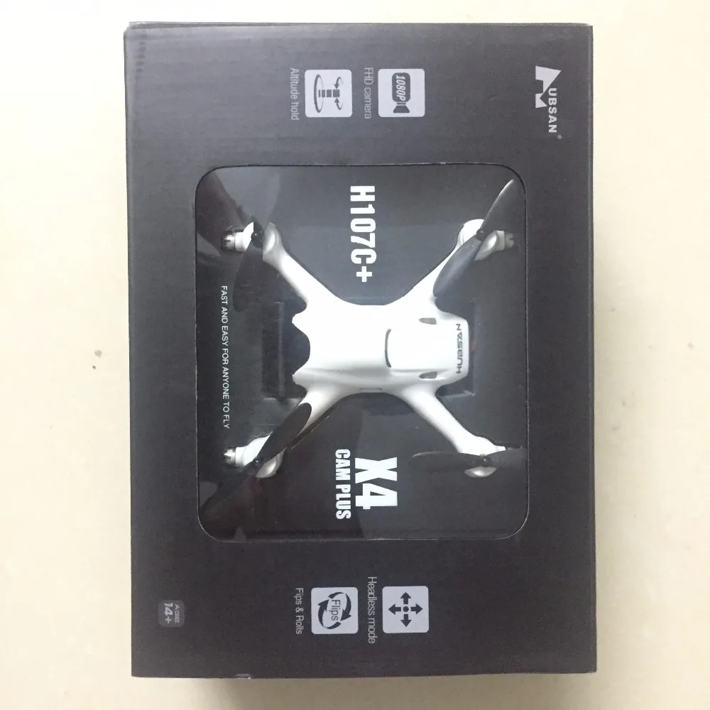 (В наличии) оригинальный Hubsan X4 Камера плюс H107C + (H107C плюс) 6-axis Gyro RC Квадрокоптер с 720P