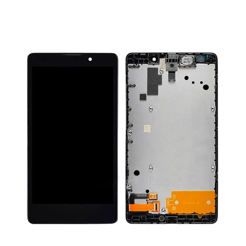 Для Nokia XL Dual SIM 1030 RM 1042 ЖК дисплей + сенсорный экран с рамкой полная сборка деталей