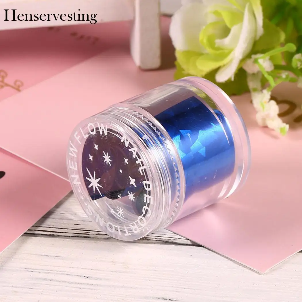 Наклейки для ногтей из фольги Звездное алюминиевое украшение женщин дизайна |