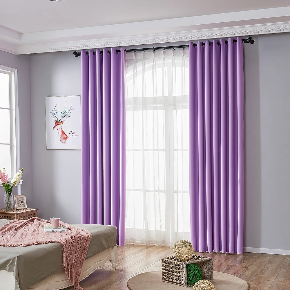 1 шт. современные затемненные занавески для обработки окон жалюзи готовые