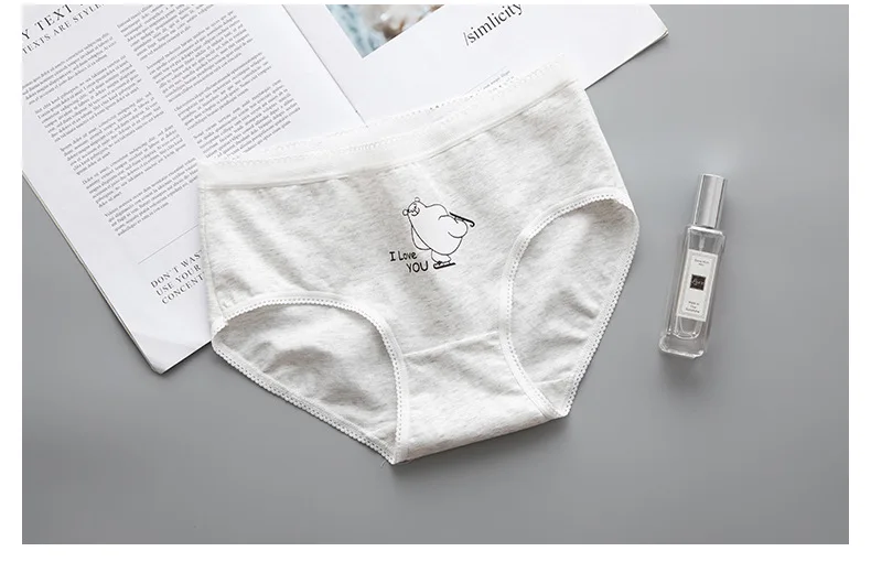 3 шт./лот трусики для женщин из хлопка с принтом дамы сексуальное нижнее белье трусы женские трусы трусики с мультипликационным рисунком