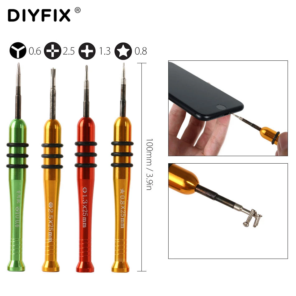 Набор прецизионных отверток DIYFIX для iPhone 6 6s 7 8 Plus набор инструментов ремонта