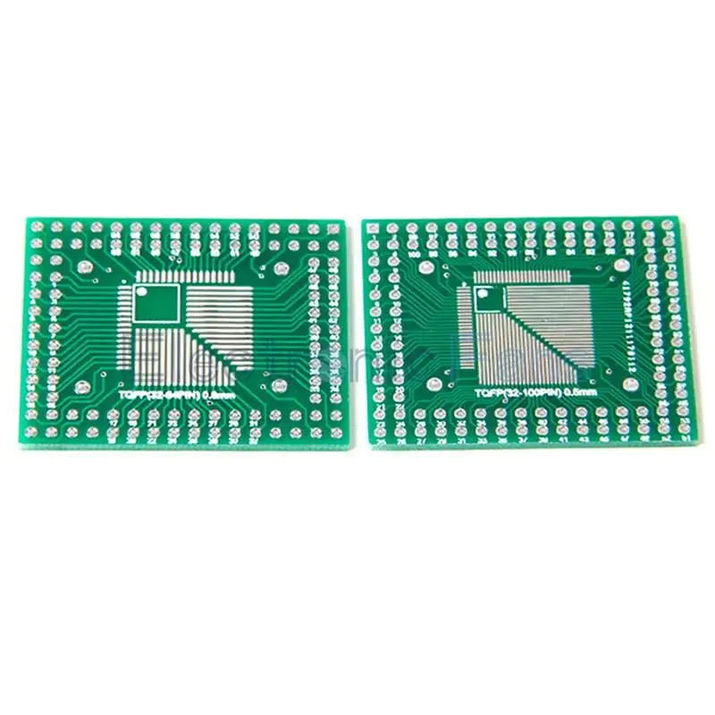 2 шт. конвертер для платы PCB QFP/TQFP/LQFP/FQFP 32/44/64/80/100|qfp to dip|tqfp diplqfp board |