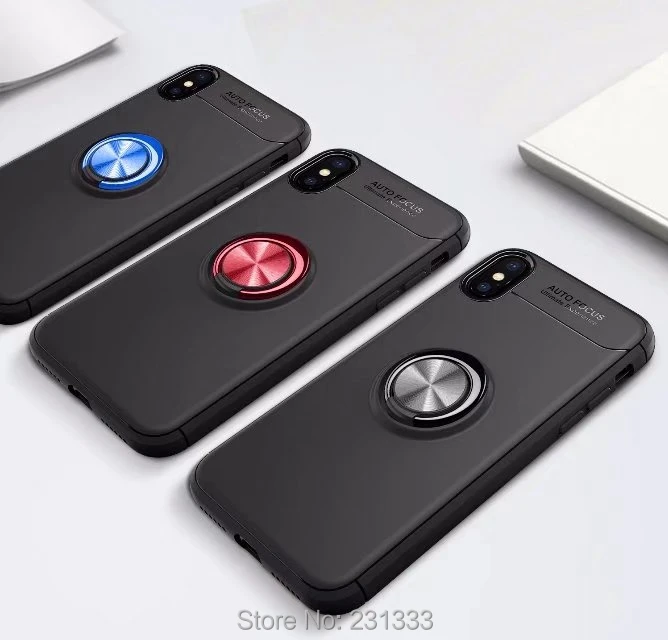 Мягкий чехол из ТПУ C ku с креплением на присоске для Iphone X 8 7 PLUS I7 6 6S SE 5 5S кольцом и
