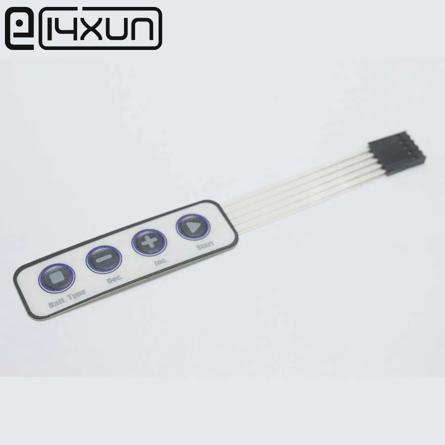 EClyxun 1 шт. 1x4 матричный мембранный переключатель клавиатура дисплей панель