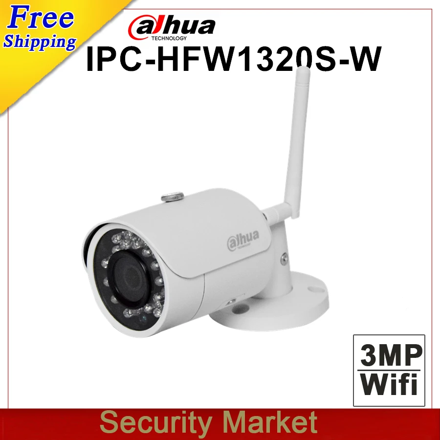 dahua английская версия IPC-HFW1320S-W Замена IPC-HFW2325S-W 3MP ИК Мини купольная сетевая камера CCTV IP wifi Беспроводная
