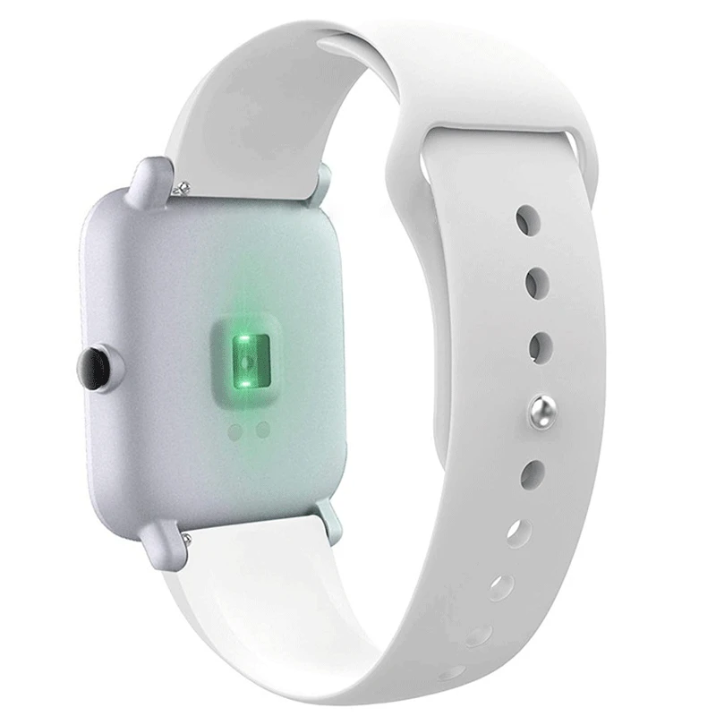 XShum силиконовый ремешок 22 мм 20 мм для Xiaomi Amazfit Bip Pace Ремешок Универсальный браслет на запястье спортивный силиконовый ремешок Смарт-часы браслет