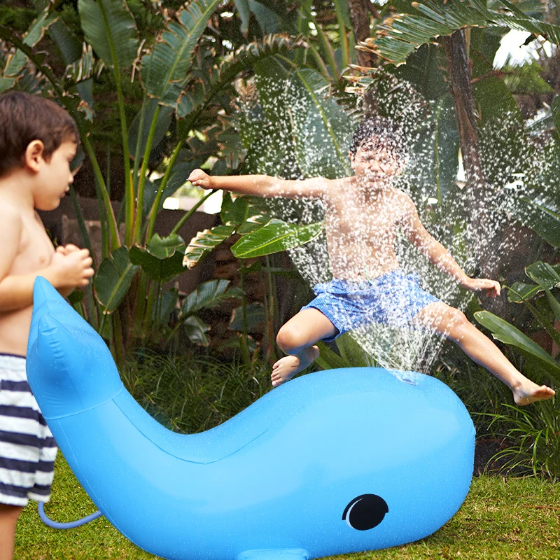 Надувной Дельфин дворе спринклерной Спорт на открытом воздухе Splash Toys для детей