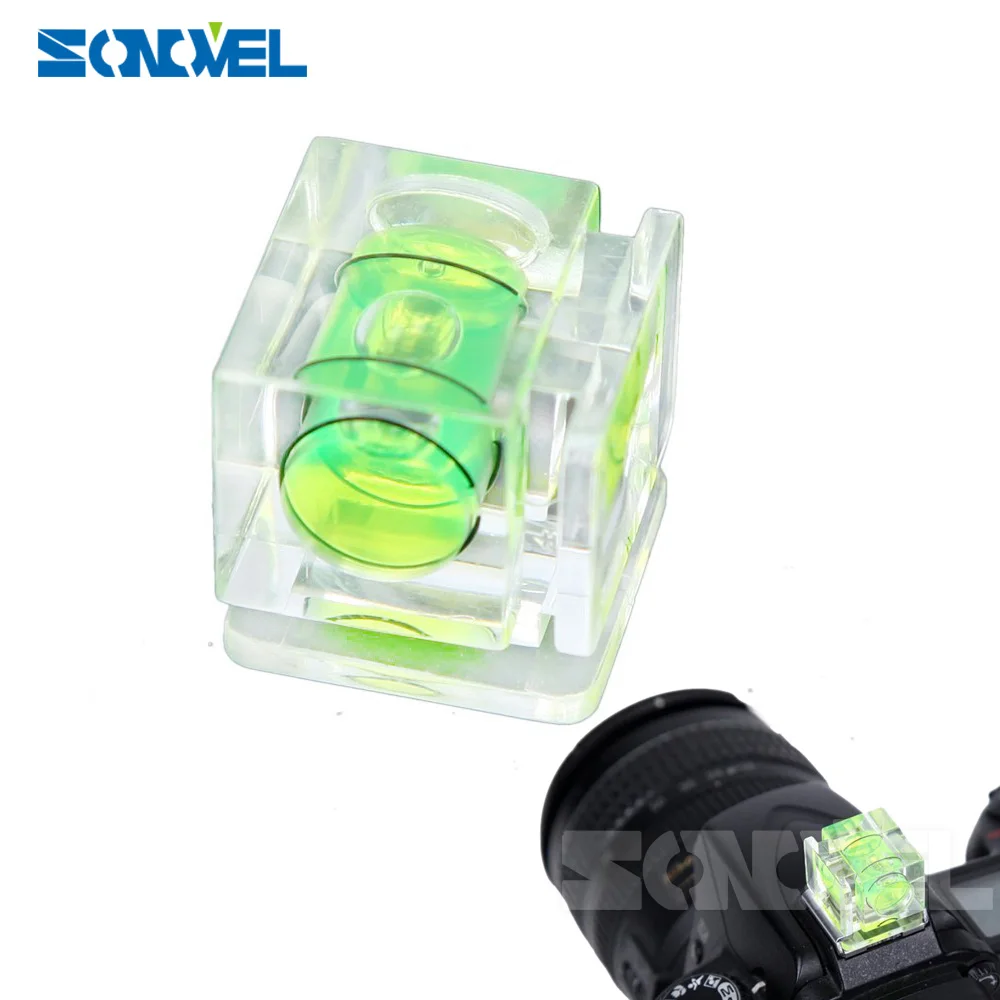 Одноосевой пузырьковый спиртовой уровень адаптер Горячий башмак для Dslr Slr камеры