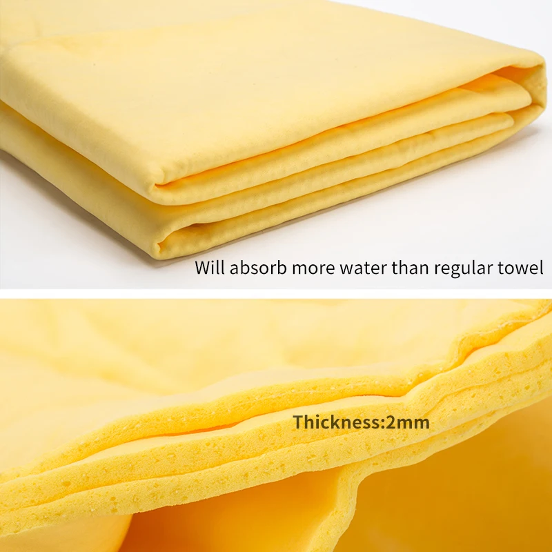 66x43cm Car Wash Towel Pva Super Absorption Carwash Care Cleaning Cloths Synthetic Suede Handkerchief Supplies Auto Accessories |