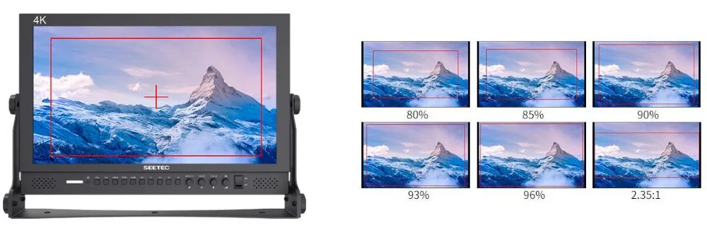 SEETEC P173-9HSD 17," ips 3G-SDI HDMI вещательный монитор 4K алюминиевый дизайн ЖК-монитор 1920x1080 для камер DSLR кино поле