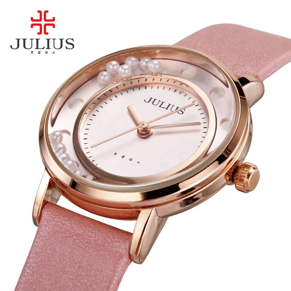 JULIUS JA 927 марки часы для женщин Мода дешевое качество High End Никель Бесплатная